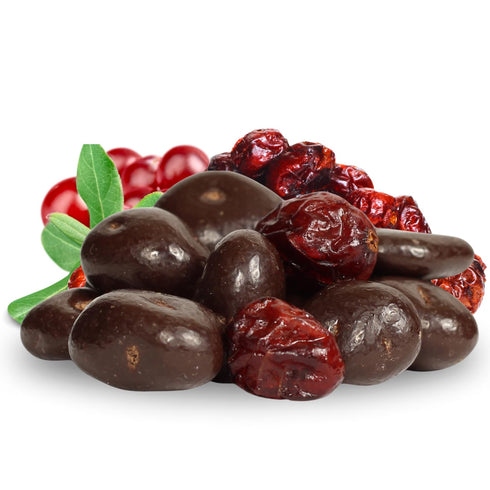 5 lbs Dark Chocolate Covered Cranberries by Its Delish, Bulk Bag | Gourmet Dark Chocolate Cranberry, Healthy Snacks Dry
