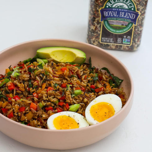 28 Oz, 4 Count RiceSelect Whole Grain Royal Blend with Wild Rice, Brown