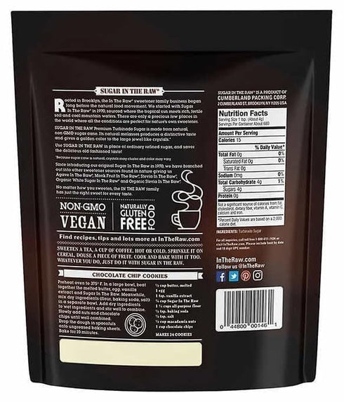 Elesbo 22 100% 6 lbs Turbinado Cane Sugar, Made Using Natural Pure Cane Sugar, + sticker