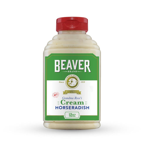 Beaver Hot Cream Horseradish (12 oz Squeeze Bottle)