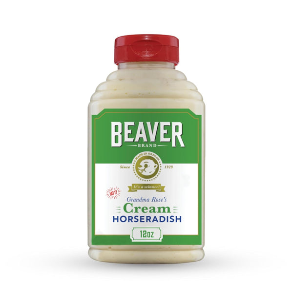 Beaver Hot Cream Horseradish (12 oz Squeeze Bottle)