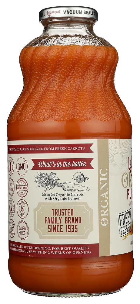 32 oz Lakewood - Organic Pure Carrot Juice