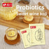 (2g 5 packs) 2.35oz Shangchuan probiotic sweet wine koji, homemade fermented yeast glutinous rice koji for making