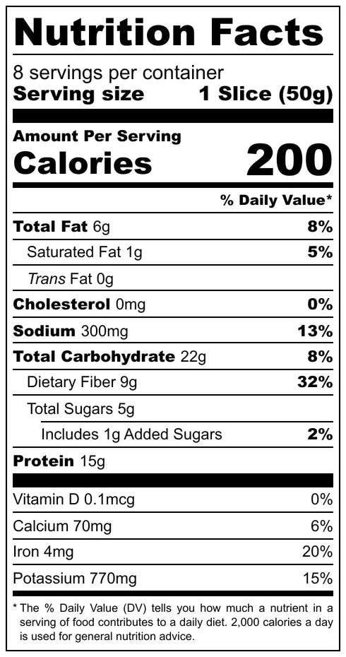 Country 14.25 oz Not Meatloaf Vegan Meatloaf Mix - Life Natural Foods - Soy & Chickpea - Just Add Water