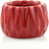 2 4 6 Inches Live Lucky Bamboo Stalk Arrangement in Round Red Ceramic Planter - and Lucky Bamboo Indoor Potted House
