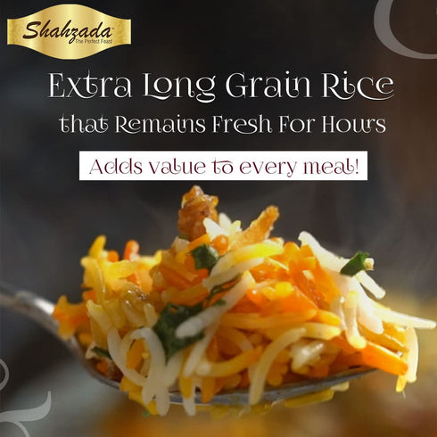 (02 Lbs.) 02 Packing 32 Shahzada Basmati Sela Rice Extra Long Grain, Slender, Sturdy and Non-Sticky Grain