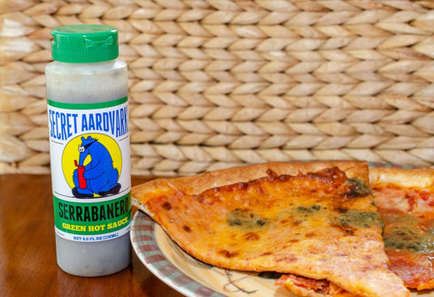 Secret Aardvark Serrabanero Green Hot Sauce, 8 oz (2 Pack) - Made with Serrano & Green Habanero Peppers
