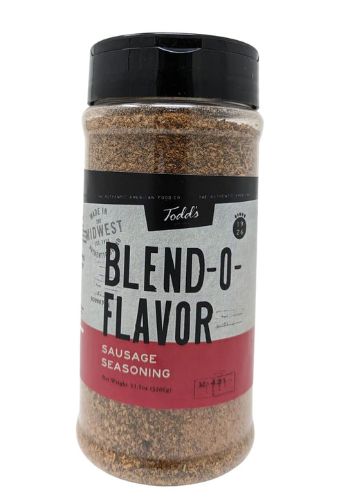 Todds Blend-O-Flavor Sausage Seasoning 11.5 oz Jar