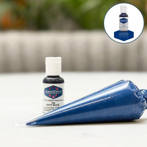 NAVY BLUE Soft Gel Paste Food Color, 0.75 Ounce