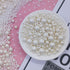 Edible White Sugar Pearls Candy Sprinkles, 120G Baking Cake Sprinkles for Cupcake and Cookie Decorations