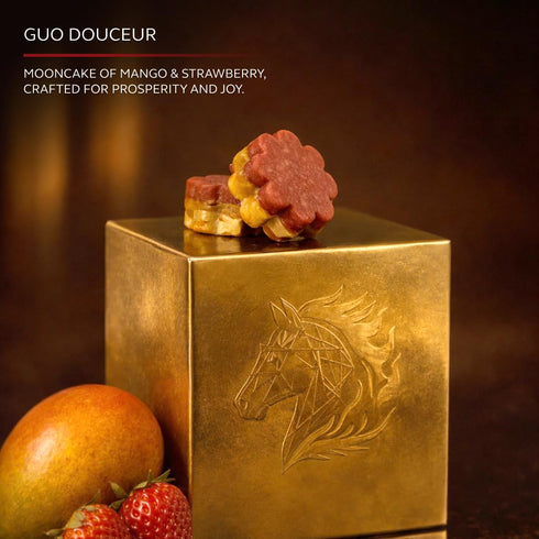 (16 Laumire Gourmet Fruits Lunar New Year Collection - Square Pcs) Gong Xi Fa Cai Chinese New Year Good Luck Candy