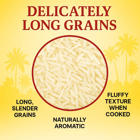 (2lb) Darsa Organics White Basmati Rice - USDA Organic Long Grain White Rice from India - Premium Aromatic & Fluffy