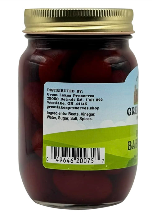 (15 OZ, 2.0, Count) Great Lakes Preserves Pickled Baby Beets, Whole Beets in Tangy Vinegar Brine, Gluten Free Pickled