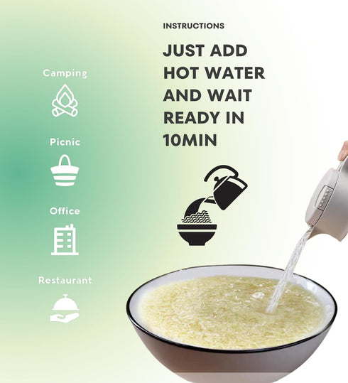 (Pack 10) Low Carb Keto Rice - Gluten-Free, High Protein, Keto Friendly, Plant Based, Made with High Fiber Lupin Flour