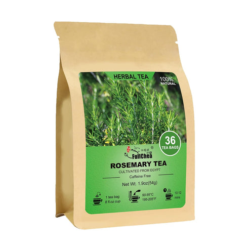 FullChea - Rosemary Tea Bags, 36 Teabags, 1.5g/bag - Premium Dried Rosemary