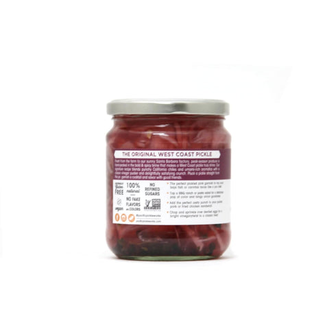 16 Oz (Pack 2) Pacific Pickle Works, Pickled in Pink - Pickled Sliced Red Onions, Fl