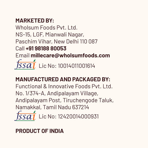 6 500 Mille Little Millet Whole Grain | Kutki | Gluten Free | No Chemicals | High Plant Protein and Fibre | Sambar