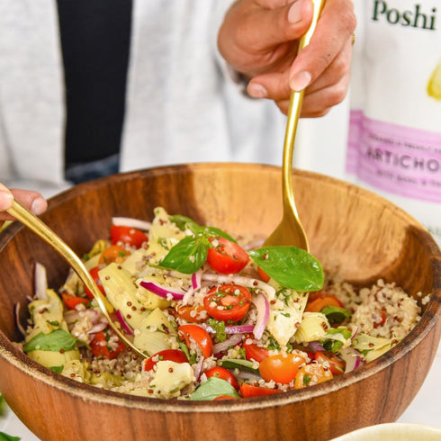 Pack (6 Pack) POSHI Marinated Vegetables Variety | All Natural, Fully Cooked, Ready-to-Eat, Keto, Vegan, Paleo, Non