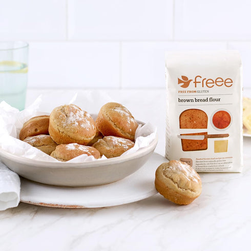 1kg (Pack 3) freee Gluten Free Brown Bread Flour