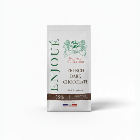 Enjoue Gourmet French 35% Cocoa Dark Chocolate Powder 16oz