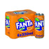 Original European FANTA Orange Flavor Soda Soft Drink- 6pack 330ml/each With FANTA
