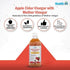 Zeeke 500 ml HealthVit Apple Cider Vinegar with Mother Vinegar, Raw, Unfiltered and Undiluted