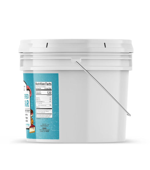2 (144 Unpretentious Powdered Sugar, Gallon Bucket, Confectioners Sugar, For Baking, Candy Making, Desserts Ounces)