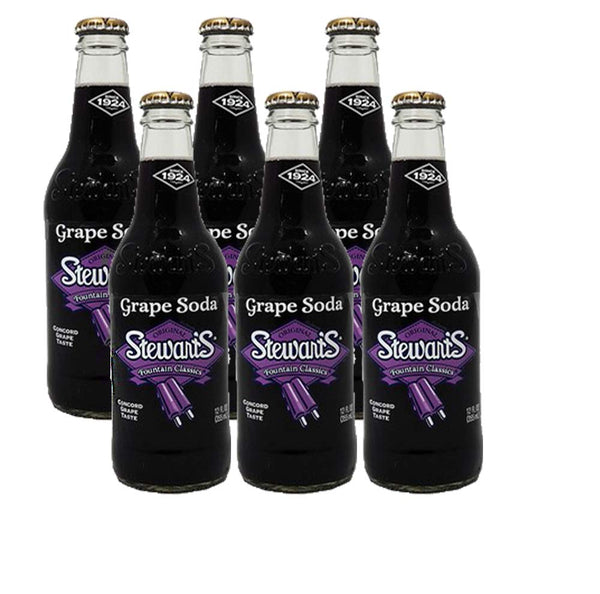 Stewart's Stewarts 12 oz Glass Bottle Soda (6 Pack Total of 72 Oz)