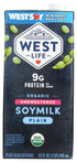 Westsoy Soymilk Unsweetened Organic, Gluten Free, 32-ounce box (pack of 2)