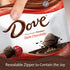 8.46 oz DOVE PROMISES Dark Chocolate Candy Bag