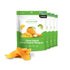 Earthside Farms Citrus Splash Dried Organic Mangoes, 2.8oz, 4 Pack No Sugar