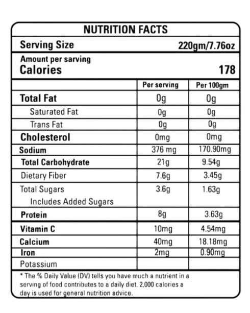 Store 50g Authentic Indian Dal Fry Lentil Curry Spiced Toor Dal Vegetarian & Gluten-Free