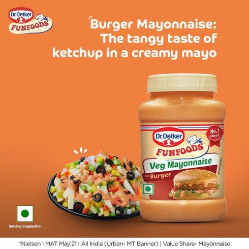 Funfoods 275G Burger Mayonnaise Eggless