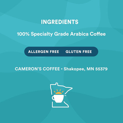 64 (Pack 1) Cameron's Coffee Roasted Ground Coffee Bag, Breakfast Blend, Ounce