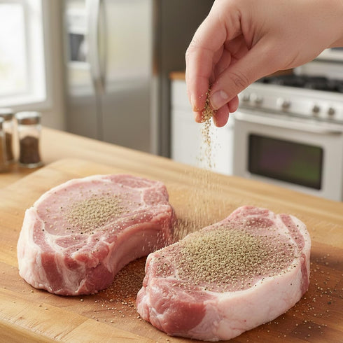 6.5 Pork Chop Seasoning, Ounce Bag, Hampton Distribution