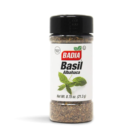 Badia Basil Leaves, 0.75 oz Sweet Aromatic Herb for Essential Italian Recipes