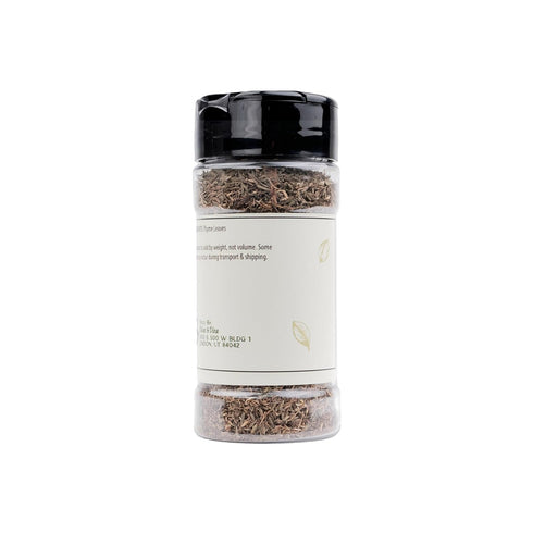 (0.96 Olive & Vine Thyme Leaves, Earthy & Aromatic, Seasoning for Roasted Meats, Soups, and Mediterranean Dishes, Rich