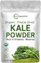 Sustainably US Grown, Organic Kale Powder, 2 Pounds | Fresh Freeze Dried