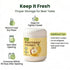 xapuo 500g 3 Chia Seeds Apple Banana Milk Oatmeal, Instant Hot Cereal, Ways To Prepare, Quick Breakfast For Home Office