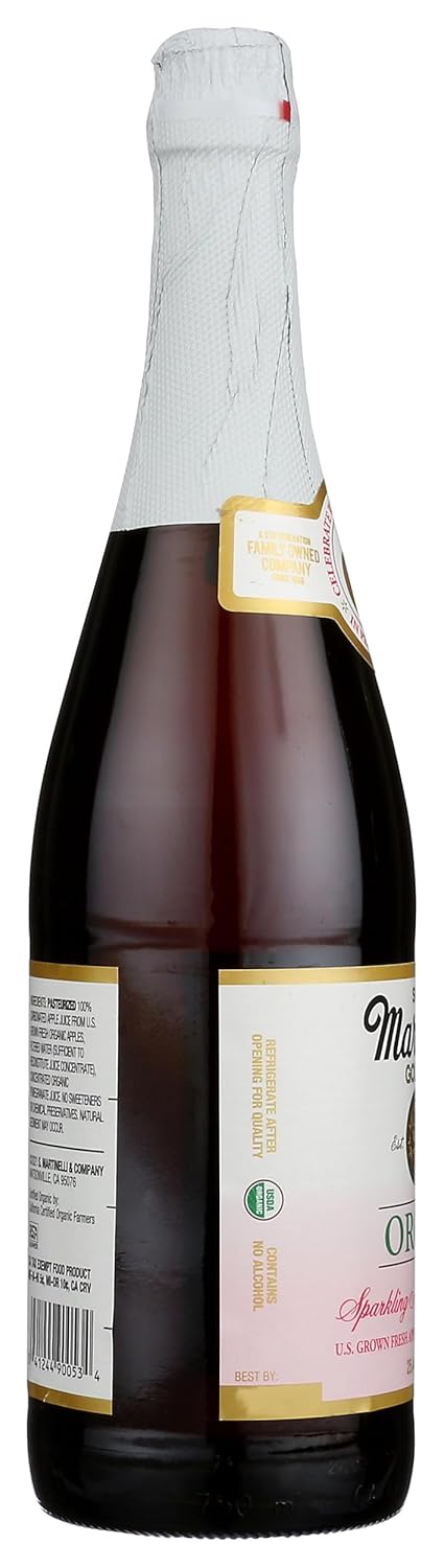 Martinelli's 25.4 Oz Organic Sparkling Apple Pomegranate