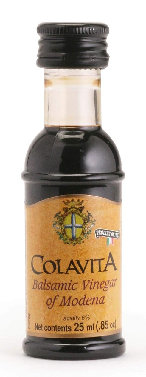 Pack 80 (25ml .85oz) Colavita Mini Sizes - Balsamic Vinegar, of each, Plastic Bottles