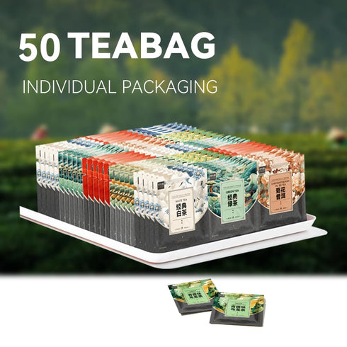beicai (50 Count) 10 Set Pack BEI CAI Tea Bags Sampler Assortment Box Different Flavors,Perfect Variety Individually