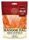 Spicy World Masoor Dal 4 Pound Bag - Split Red Lentils Dry - All