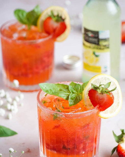 (6 Pack) 16% Tuscanini Organic Cold Pressed Sparkling Lemon Soda Contains Real Juice! No Food Coloring or Artificial