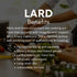 Coast Packing Co 2.5 45 Viva Lard, Pounds, Premium Quality, Trusted Brand For Over Years.