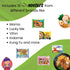 Pack 10 10 Count Ramen Noodles Variety of Instant Noodles with Thai Fried Garlic