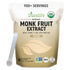 Durelife Organic 100% Pure Monk Fruit sweetener, No Erythritol, Monkfruit Extract Powder,