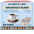 Double Donut Coffee Breakfast Blend Coffee Pods, Light Roast Coffee in Recyclable