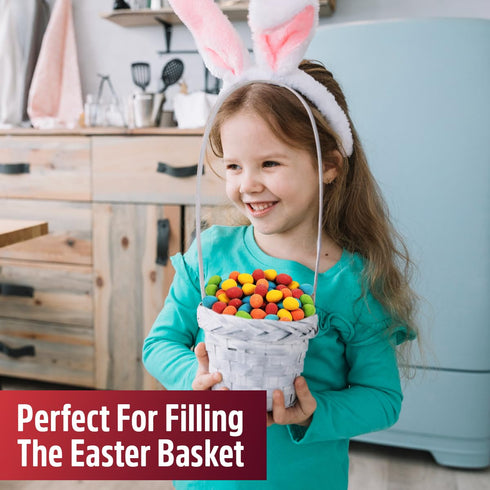 (1 2 8 oz, Easter Mini Rainbow Eggs Pounds) Bags of Chocolate Eggs Each Mini Eggs Perfect for Easter Celebrations