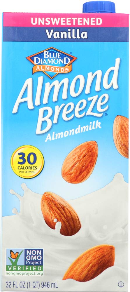 Blue Diamond Growers - Almond Breeze Almond Milk Unsweetened Vanilla - 32